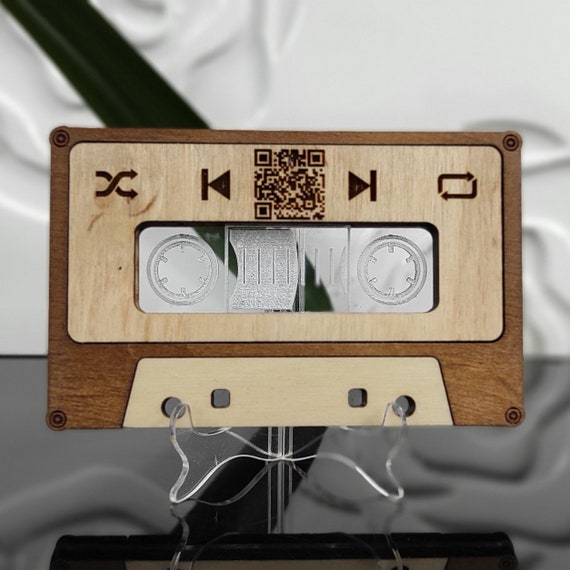 2025年のクリスマスの特別な衣装 Vintage for Gift Code, QR Music Spotify/apple With Cassette 洋楽