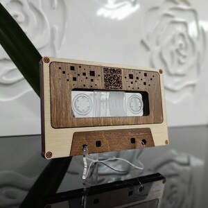 Vintage Cassette  with Spotify or Apple Music, QR Code Gift for Music Lovers, Gift for Him, Gift for Her