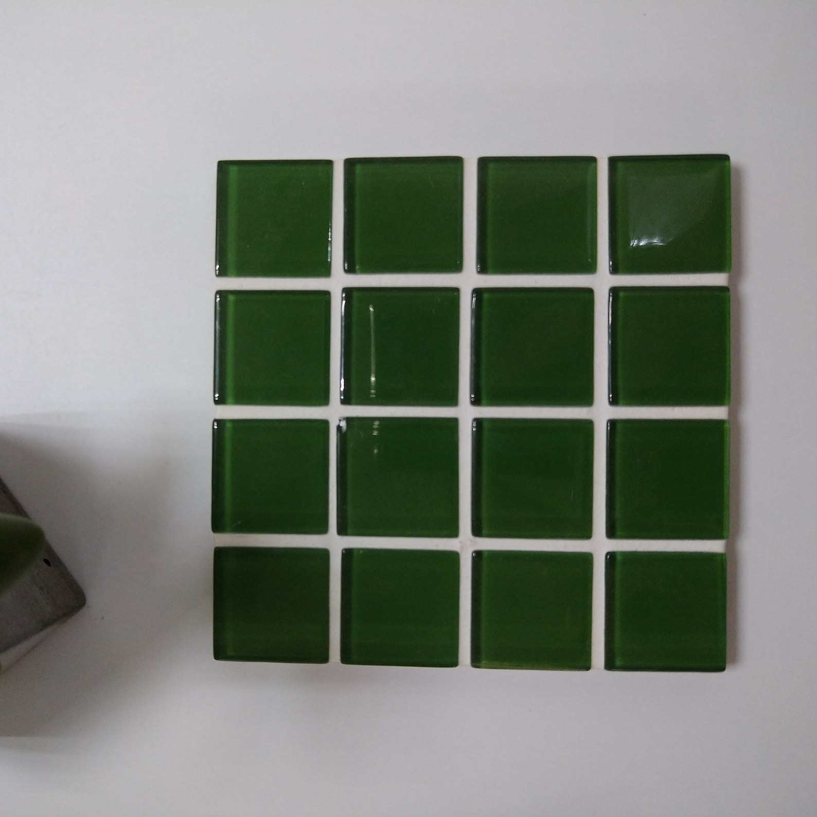 Glass Tile Coasters Tiled Coster Housewarming Gift Etsy