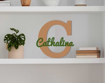 Nursery Decor, Nursery Name Sign, Baby Name Sign, Kids Room Decor, Wall Decor, Home Decor, Baby Girl Nursery, Baby Shower Gift