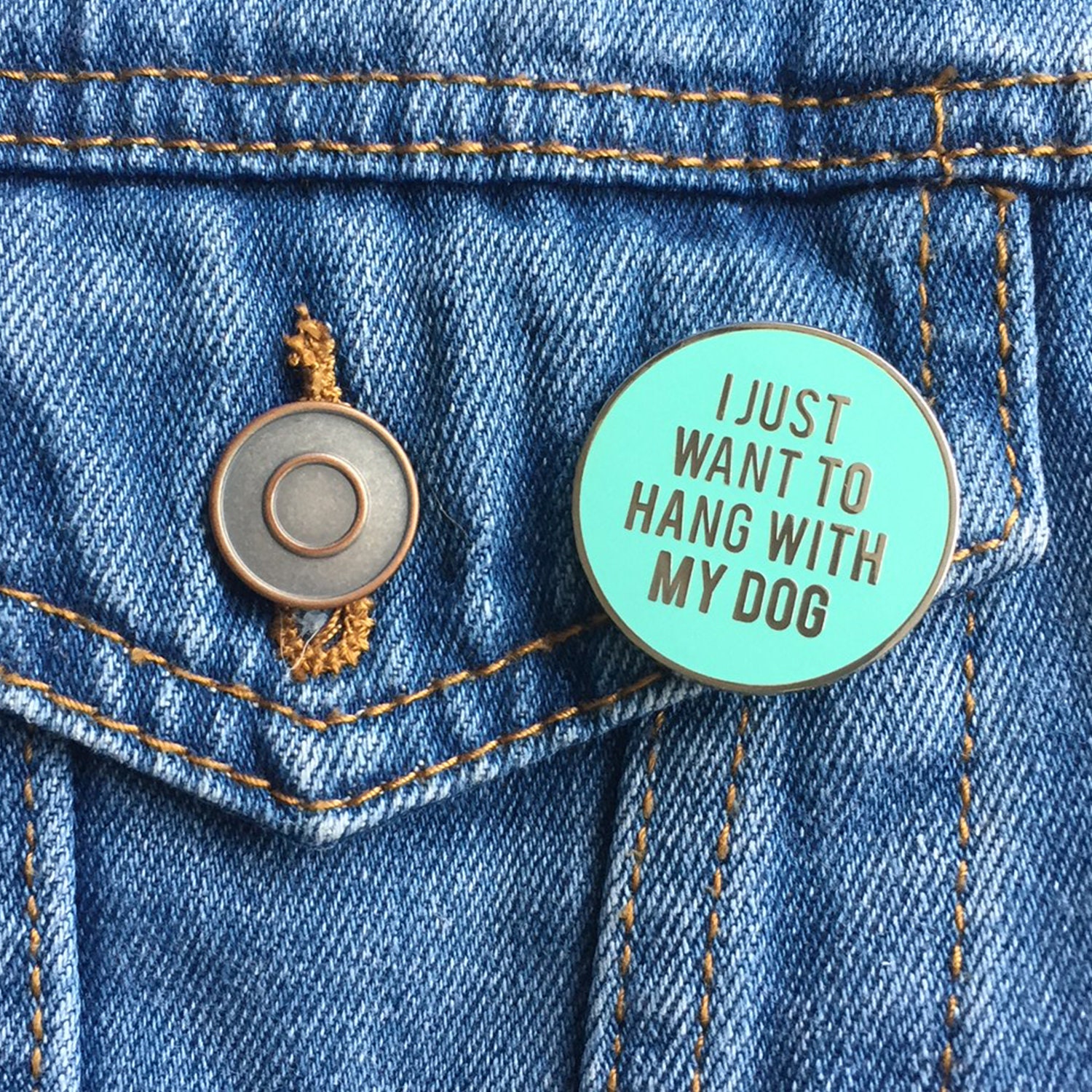 Dog enamel pin / Dog lover pin / Dog pins / Hang with my dog / | Etsy