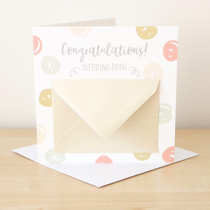Wedding Money Card Wedding Card Wedding Gift Money Etsy