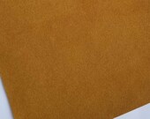 SUEDE YELLOW GOLD faux leather sheets,8x11,faux leather sheets,brown suede leather, brown vegan leather sheet,fake leather, leather fabric