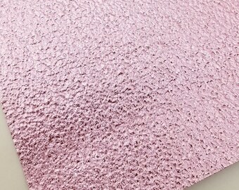 NUGGET PINK LILAC faux leather sheet, 8x11 faux leather, fake leather, faux leather, pink faux leather, vegan leather, faux leather fabric