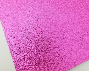 NUGGET MAGENTA faux leather sheet, 8x11 faux leather, fake leather, faux leather, pink faux leather, vegan leather, faux leather fabric