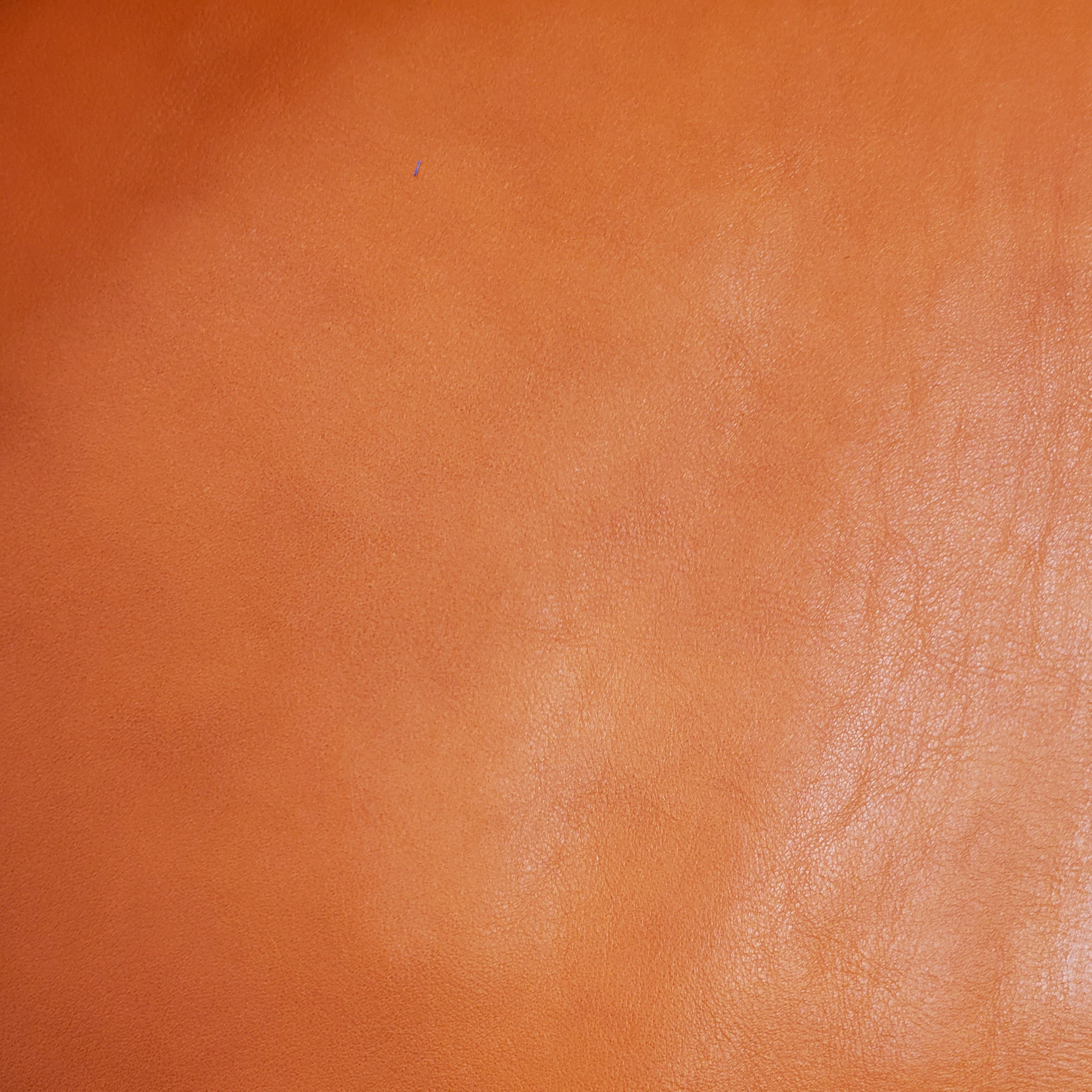 ITALIAN LEATHER Burnt ORANGE Genuine Leather Leather From Etsy