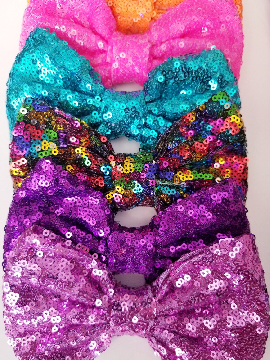 5 inch SEQUIN HAIR BOW sequin bow diy bow diy hair bow Etsy