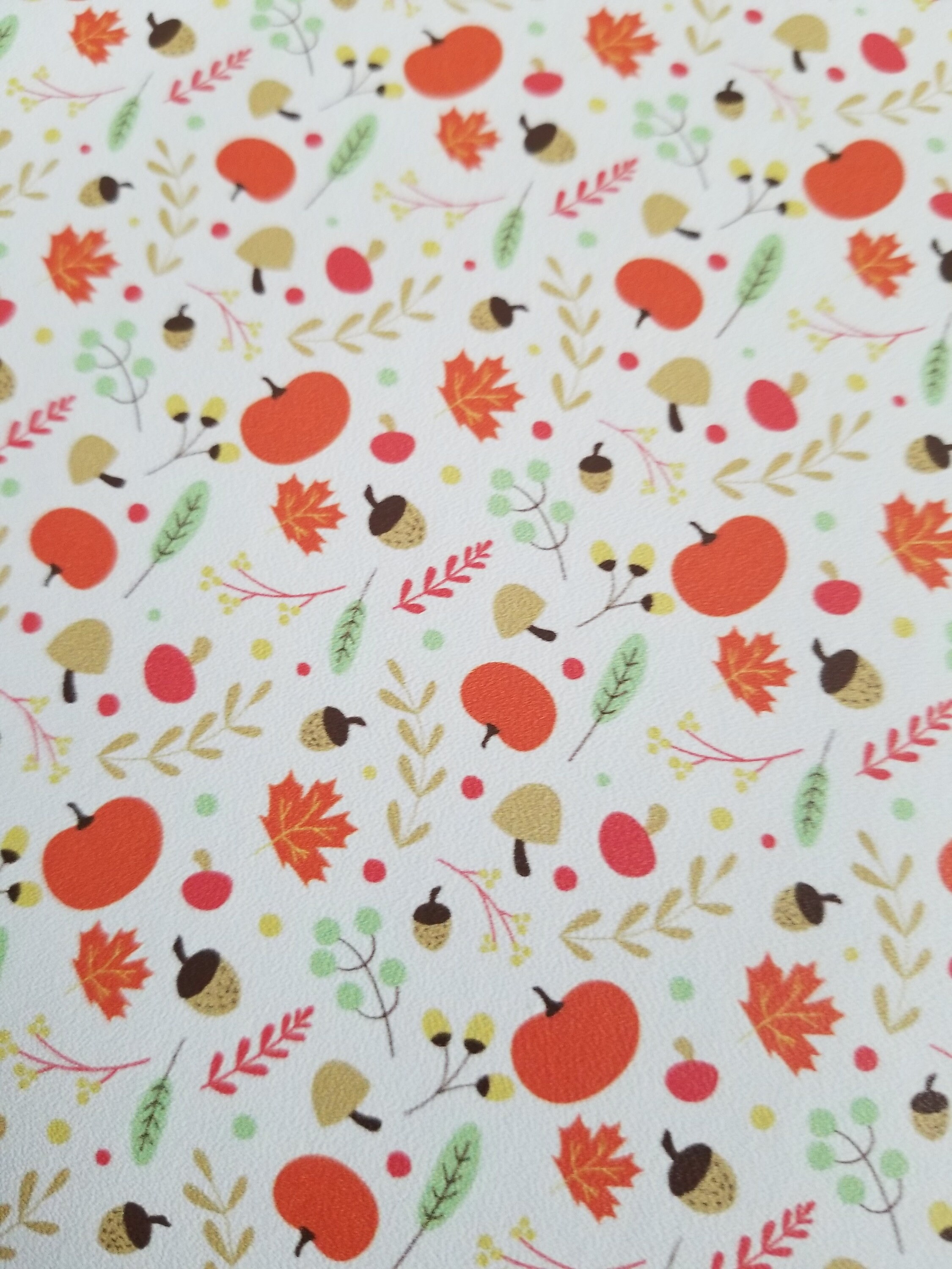 FALL HARVEST faux leather sheet8x11 faux leathervegan Etsy