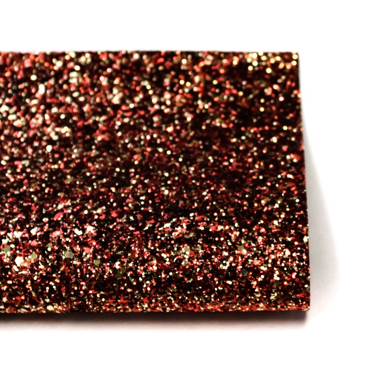 glitter fabric sheet red chunky glitter canvas sheet,8x11 canvas sheet RED GOLD Chunky glitter glitter fabric material glitter sheet