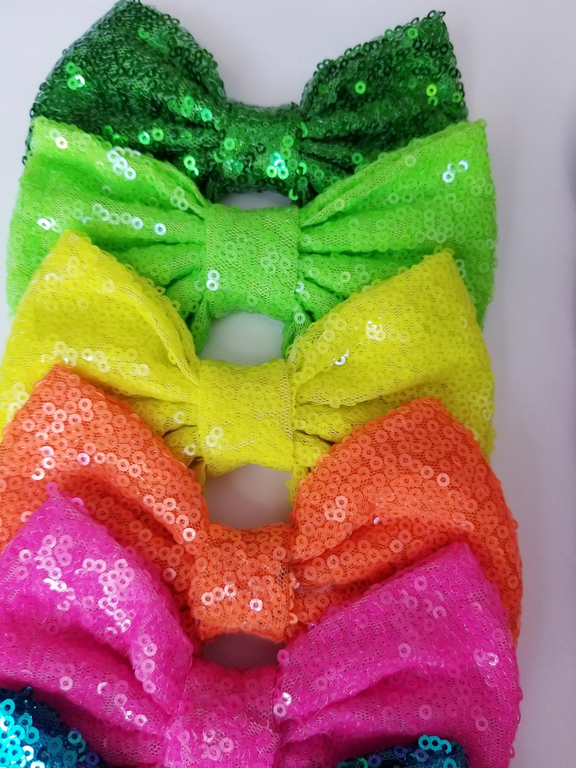 5 inch SEQUIN HAIR BOW sequin bow diy bow diy hair bow Etsy