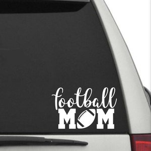 Football mom decal, football mom window decal, football mom car decal, football mom gift, gift for mom, football mom laptop decal,