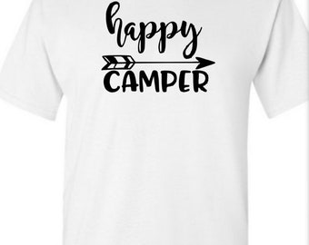 Feliz camisa camper, camiseta de caravana feliz, una camisa de caravana feliz, camisa de camping, regalo para caravana, regalo de camping, ropa unisex,