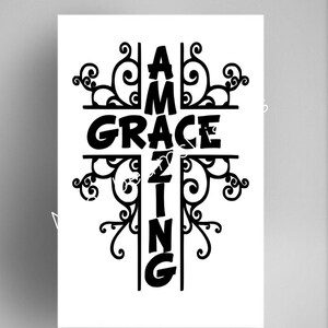 Amazing grace sign, amazing grace wall art, amazing grace canvas sign, sign for wall, amazing grace canvas, religious gift