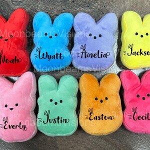 Peeps plush, peep personalized, Easter gifts for kids, Easter peeps, custom peeps, personalized gifts, plush peep