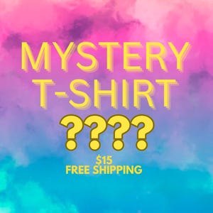 Mystery shirt, adult mystery tshirt, mystery tee, free shipping, mystery grab bag