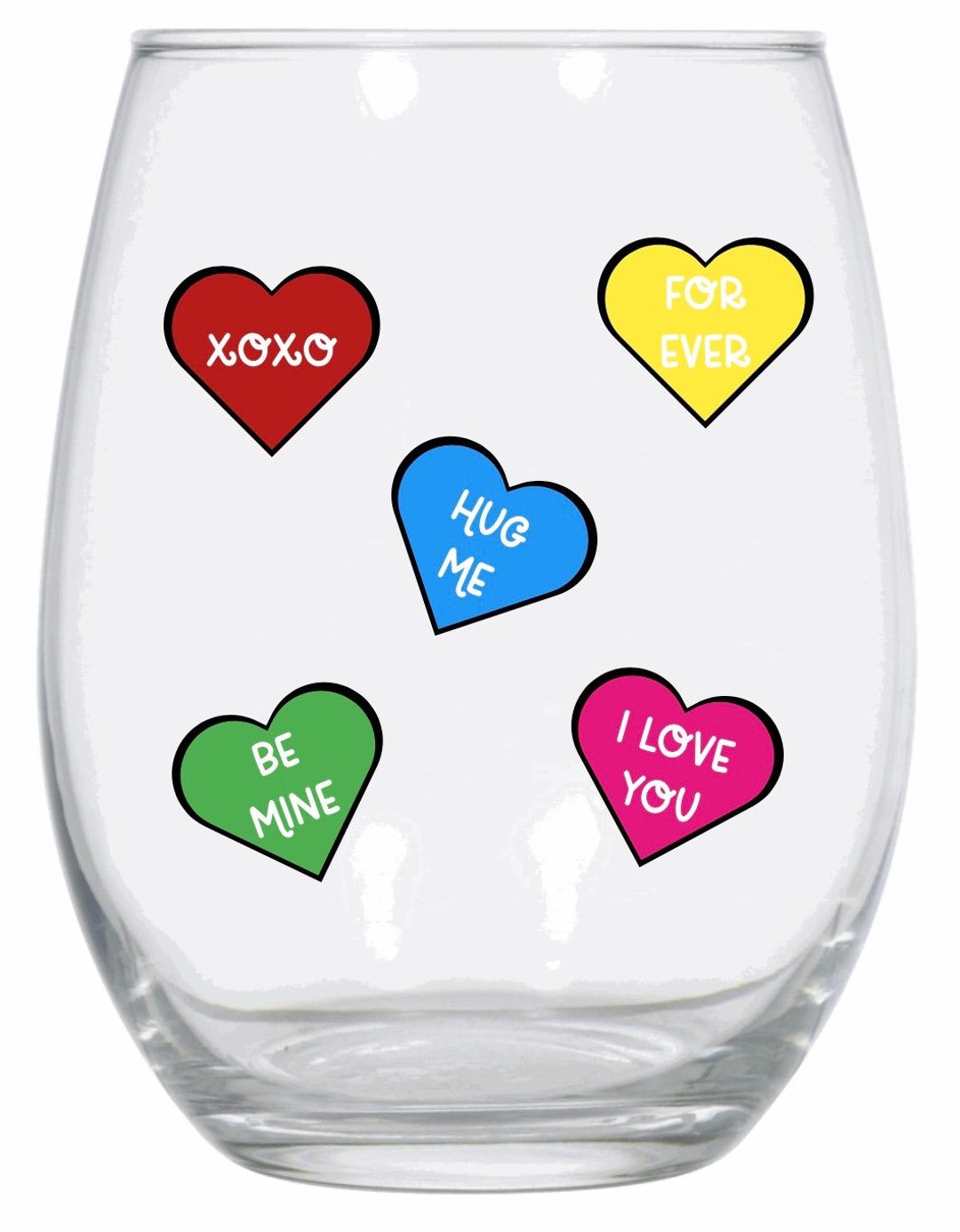 Valentines Day Wine Glass, Valentine Wine Glass, Valentine Gift for Her