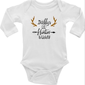 Daddy’s little hunting buddy shirt, baby hunting shirt, hunting shirt, daddys buddy, kids shirt, baby hunting buddy shirt, baby boy shirt