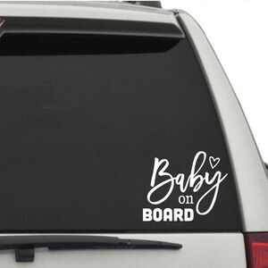 Baby on board car decal, baby on board decal, baby on board window decal, baby on board sticker, baby on board window sticker, funny decal