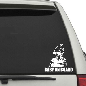 Baby on board decal, baby on board car decal, baby on board window decal, baby on board sticker, baby on board window sticker, funny decal