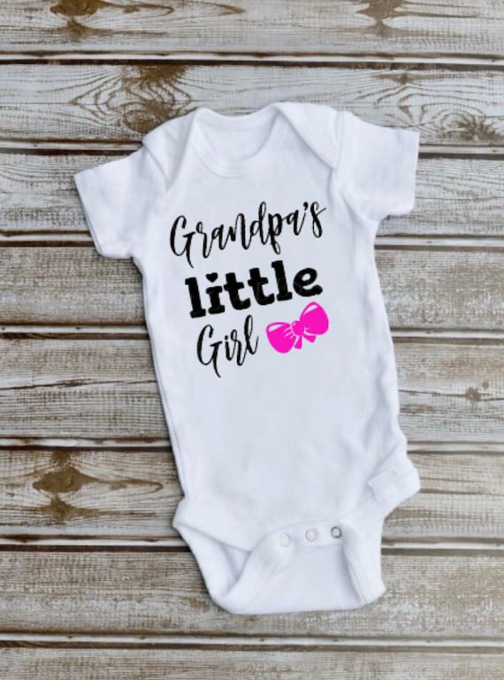 Grandpa's little deals girl baby clothes