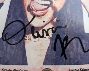 Olivia Rodrigo Limited Edition Signed Autograph Artwork / Display