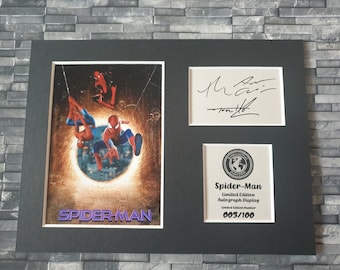 Spider-Man - Tom Holland, Andrew Garfield, Tobey Maguire Signed Autograph Display - No Way Home - Avengers - Limited Edition - Fully Mounted