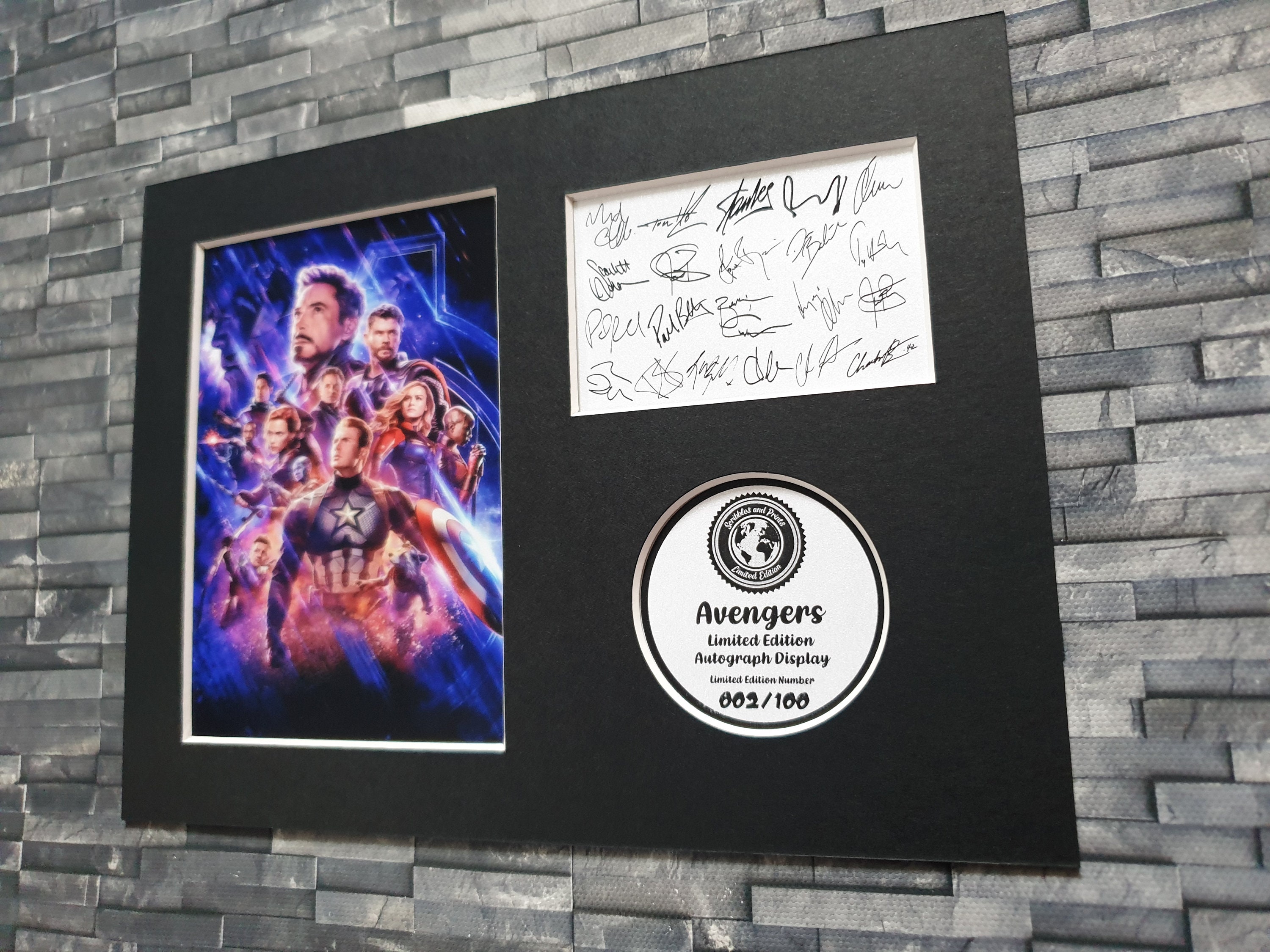 AVENGERS Endgame Quality Autograph Mounted Signed Photo RePrint Poster – The  Autograph Gallery