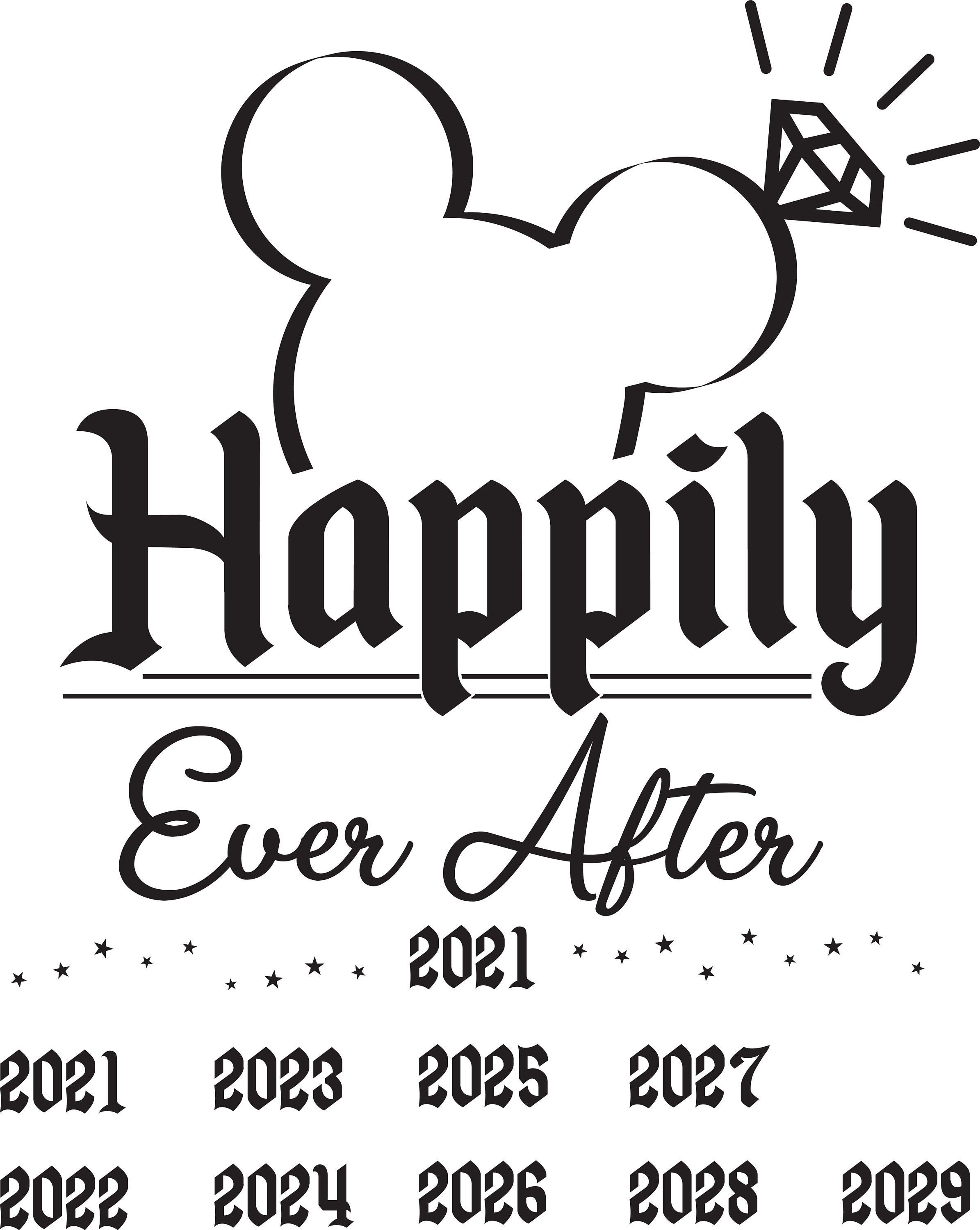 Happily Ever After And Team Bride Digital File To Make | Etsy Singapore
