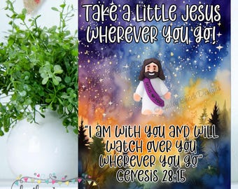 Little Jesus Valentine Gift Cards: Faith-Centered Printables, Bible Verse, Share the Gospel, Jesus Loves You, (Instant Download)