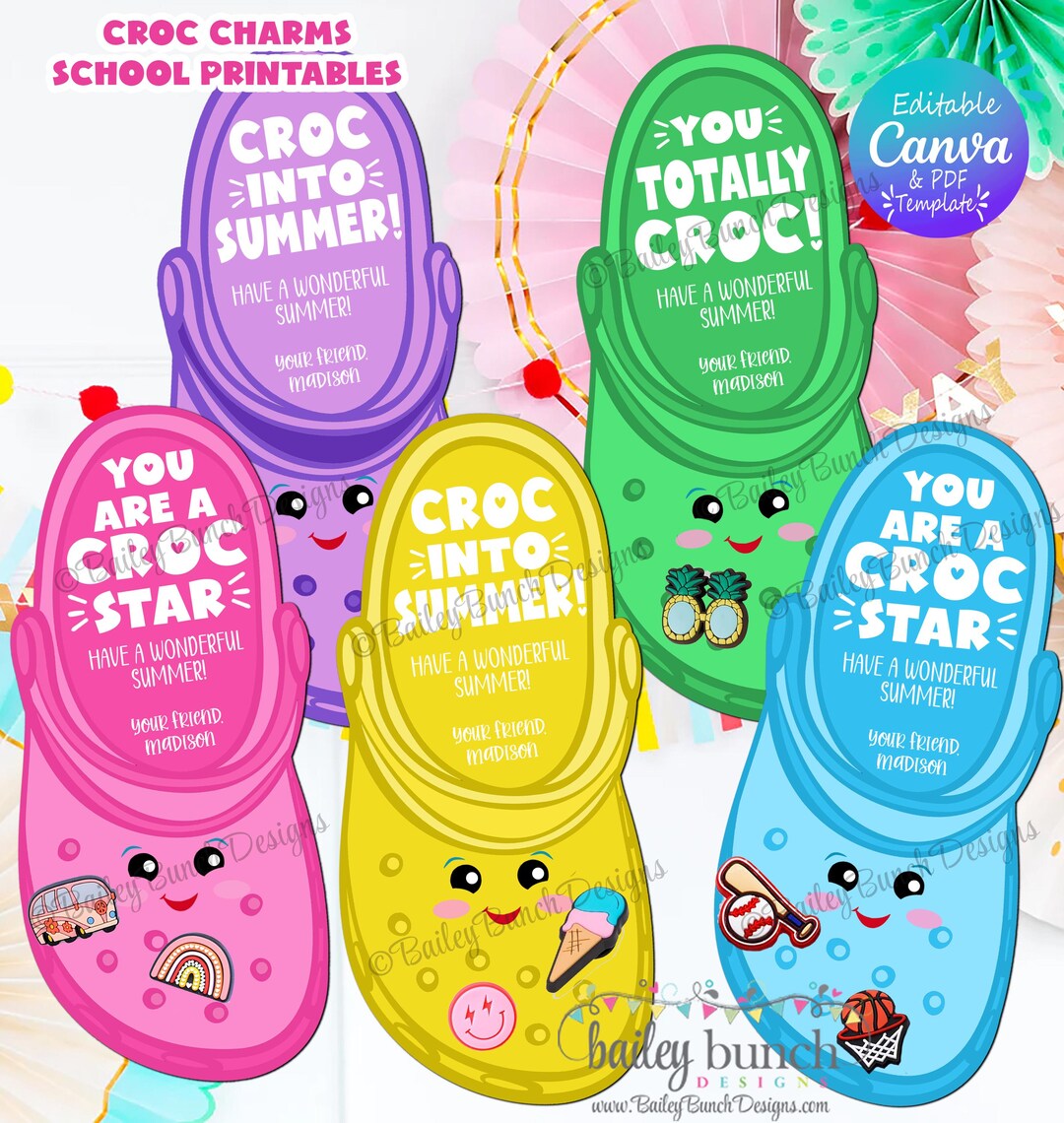 Crocs End of Year Gifts for Kids, Last Day of School Party Favor, Class ...