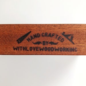 Cutting Board, Butcher Block Chopping Block, Mahogany Serving Board