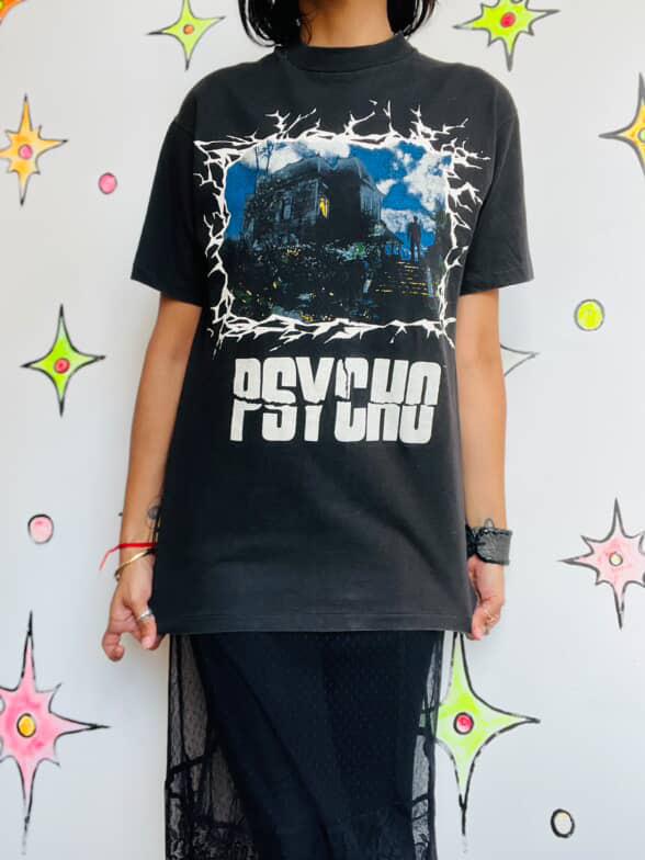 ヴィンテージ 80年代 90年代 サイコホラー映画 Tシャツ – シングル 