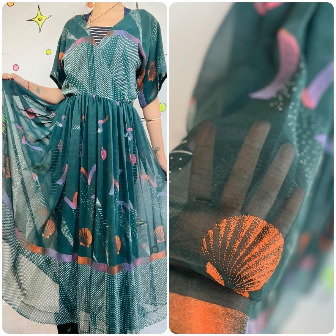 Sheer Shell Dress - Etsy