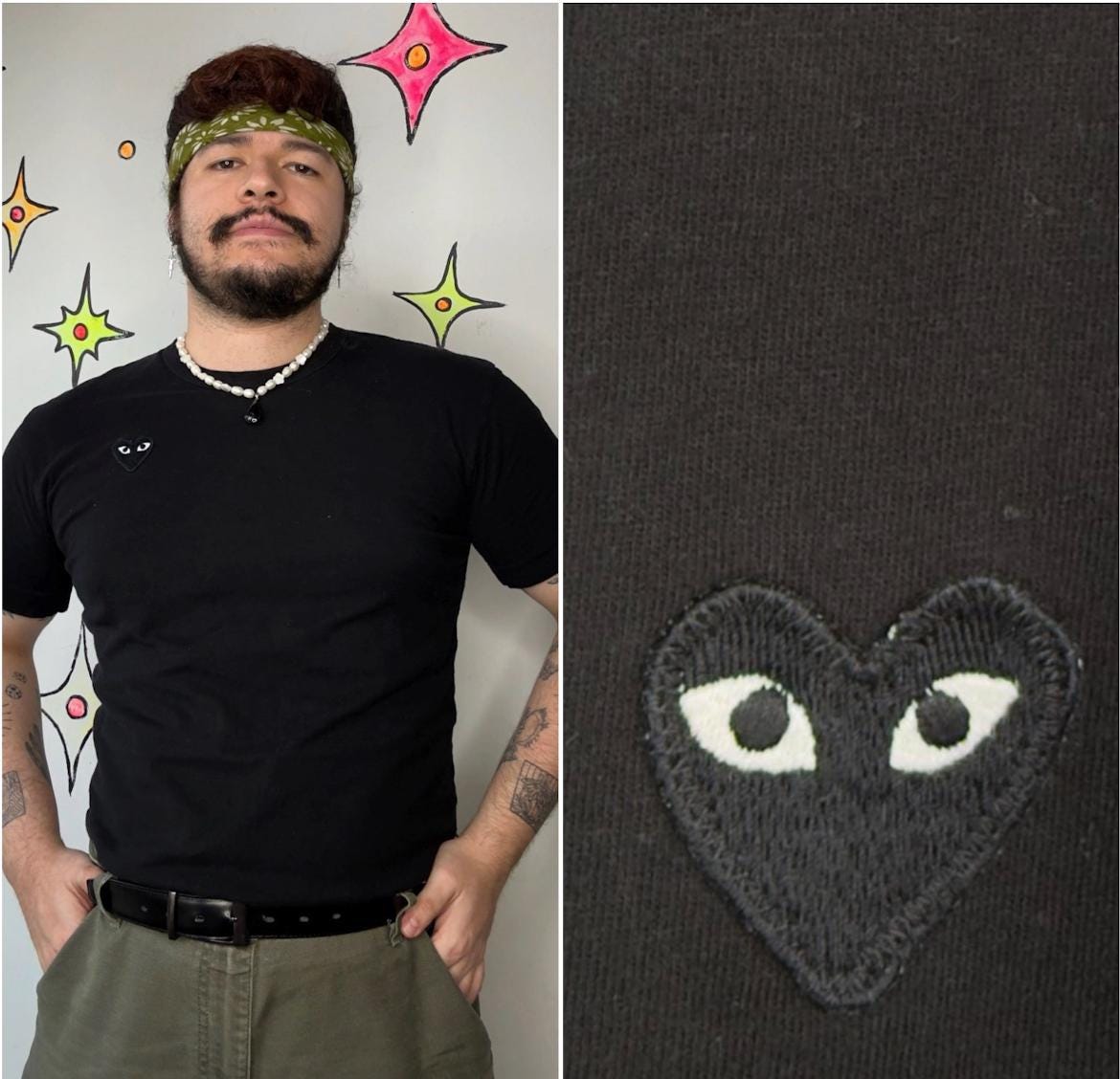 Cdg T Shirt - Etsy