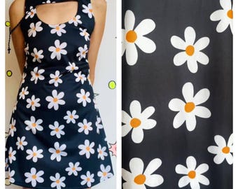 Rétro années 90 et années 60 et 70 | Mini robe disco psychédélique GoGo MOD | Petite taille