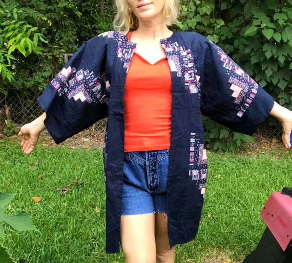 Vintage 70s | Patchwork Kimono Jacket Festival Hip