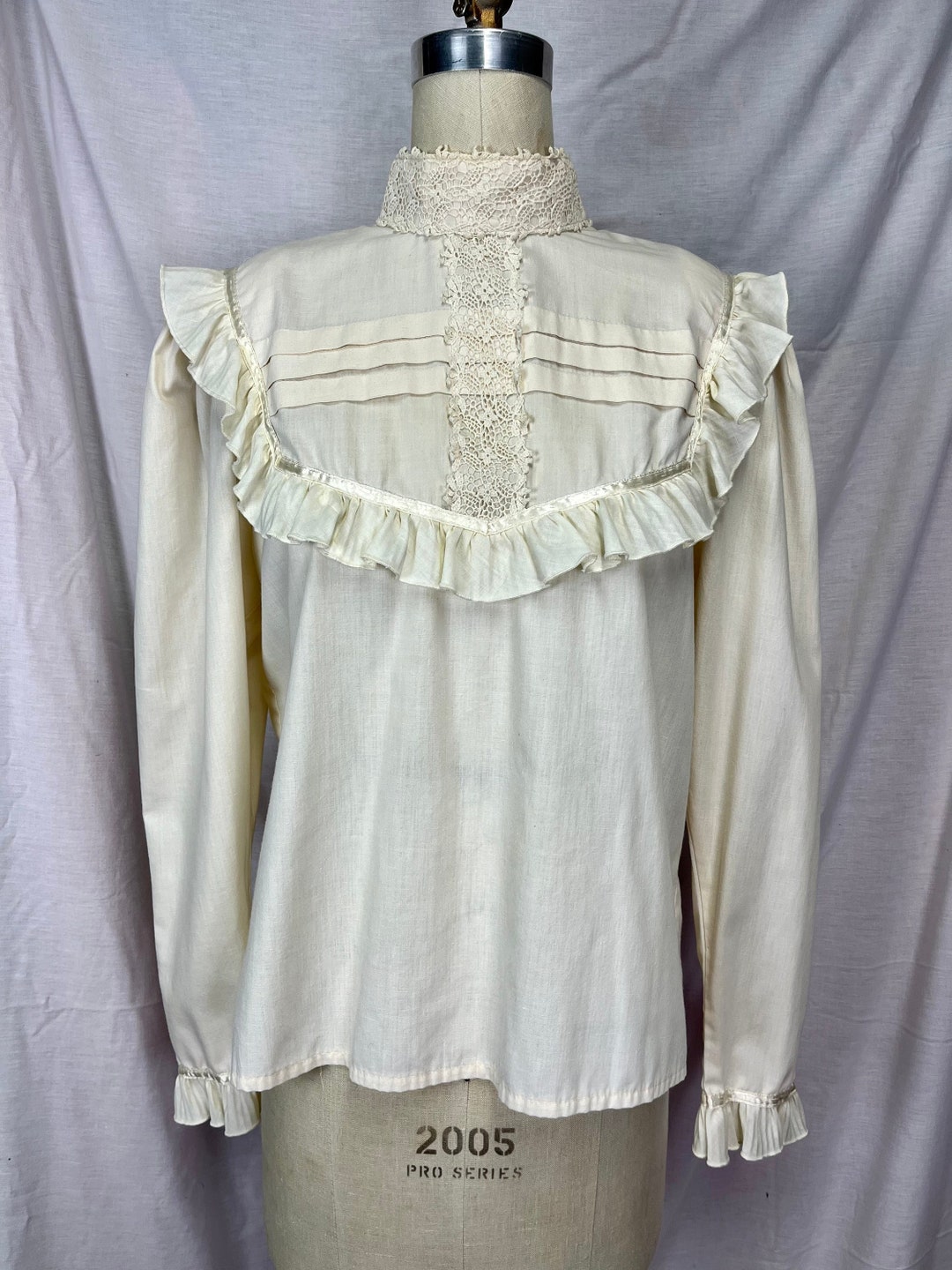 VTG 70s Ivory Gunne Sax Style Festival Prairie Lace - Etsy