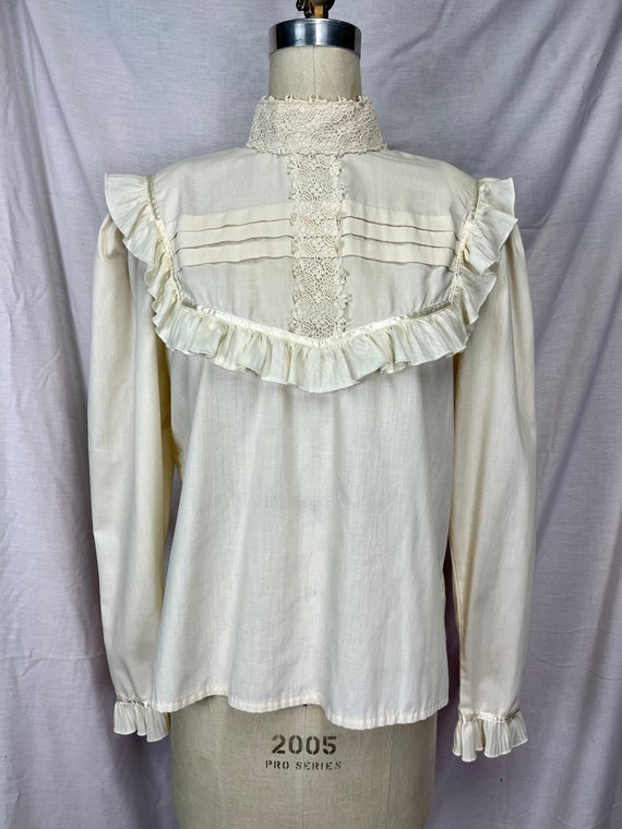 VTG 70s | Ivory Gunne Sax Style Festival Prairie … - image 1