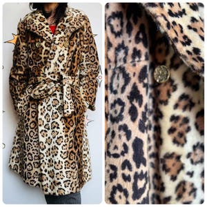Leopard Trench Coat - Etsy