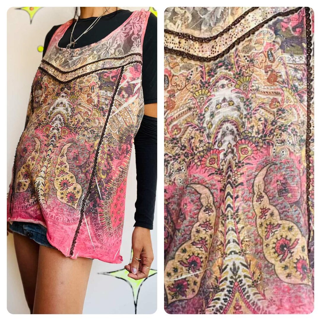 00's vintage デザイン タンクトップ アーカイブ y2k グランジ 00's