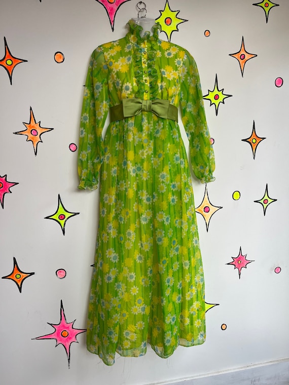 green groovy dress Feeling Groovy Midi Dress