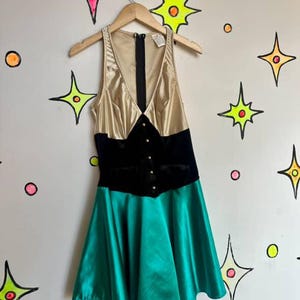 Mad Hatter Halloween Costume Dress – Clowncore Party Outfit – Leg Avenue – M image 4