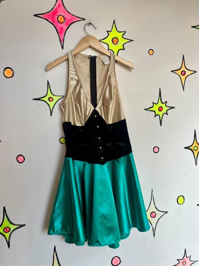 Mad Hatter Halloween Costume Dress – Clowncore Party Outfit – Leg Avenue – M image 4