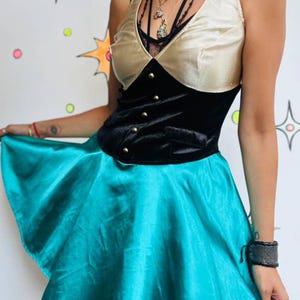 Mad Hatter Halloween Costume Dress – Clowncore Party Outfit – Leg Avenue – M image 2