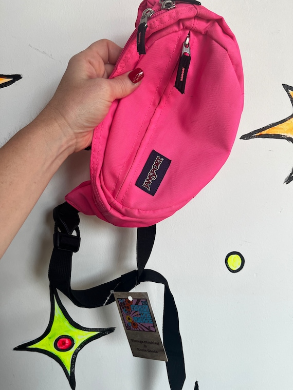 Vintage 80s 90s | Jansport Hot Pink Fanny Pack