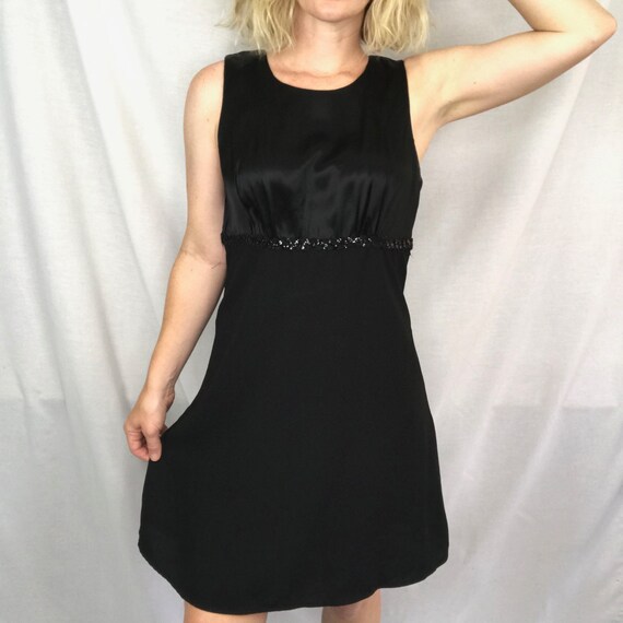 VTG 90s | Party Mini Dress Grunge Slip Shift Cock… - image 1