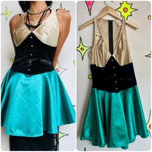 Mad Hatter Halloween Costume Dress – Clowncore Party Outfit – Leg Avenue – M image 1