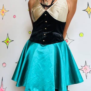 Mad Hatter Halloween Costume Dress – Clowncore Party Outfit – Leg Avenue – M image 3