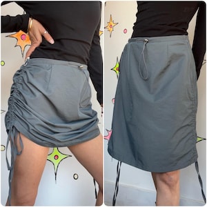 G.O.A Archive Parachute Cargo Zipper Skirt - Etsy