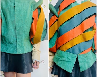 1930s Theatrical Renaissance Doublet – Pirate Fantasy Reenactment Jacket Costume